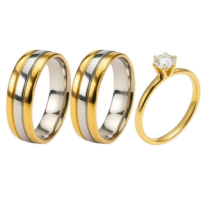 Par Alianças Casamento 6mm Ouro 18k