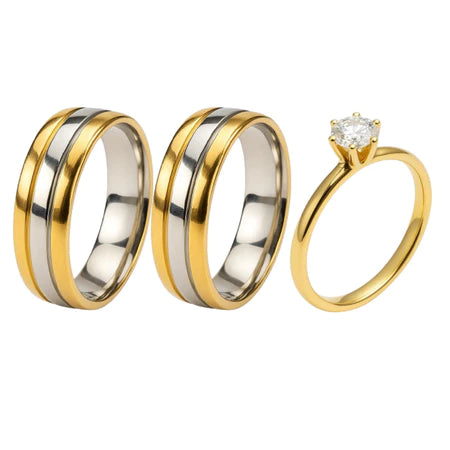 Par Alianças Casamento 6mm Ouro 18k